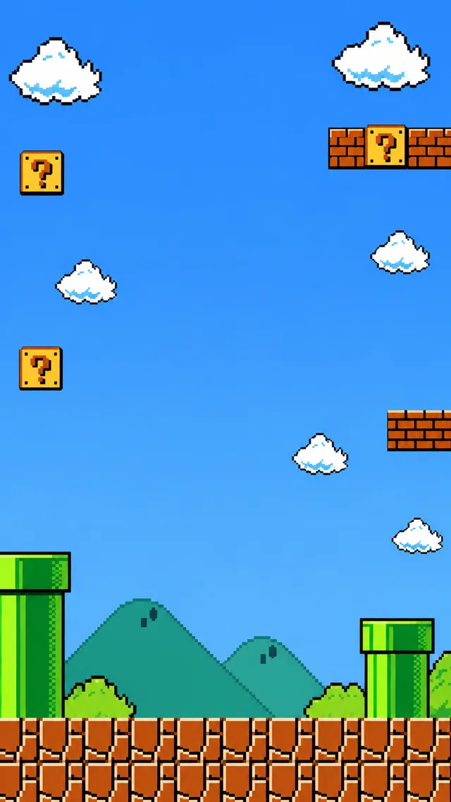 Messenger Classic chat background — Brick World