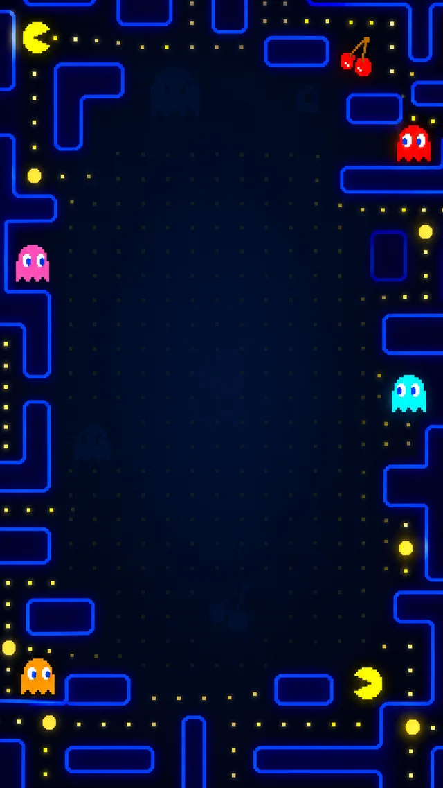 Messenger Classic chat background — Arcade Maze